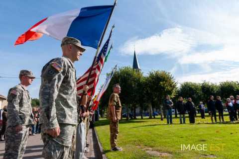 90e anniversaire des offensives franco-américaines en Meuse et de l'Armistice (Montfaucon-d'Argonne)